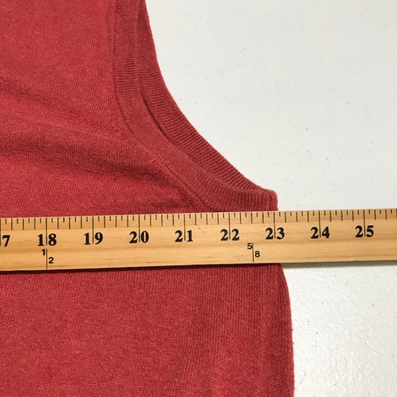 Peter Millar Luxury Blend Golf Sweater Vest Cotton Cashmere Salmon Mens XL - Picture 5 of 9